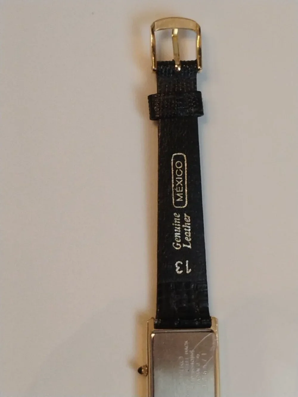 Ladies Seiko Exceline Tank Watch 8420-5540 JAPAN TESTED! New Battery